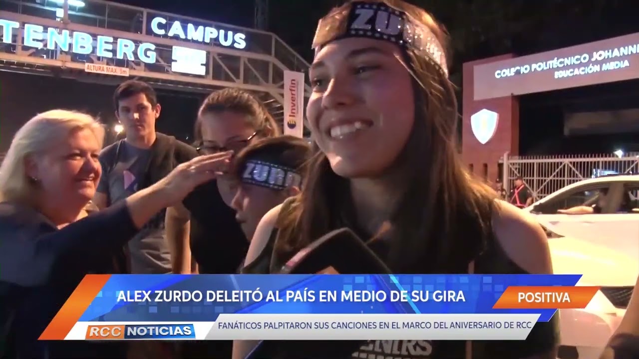 Alex Zurdo y su banda deleitaron a todo el país, en el marco de los 16 años de la RCC