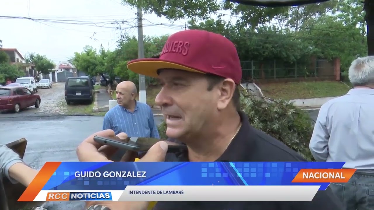 Municipalidad de Lambaré en conjunto con la SEN realizó intensos trabajos tras fuerte temporal