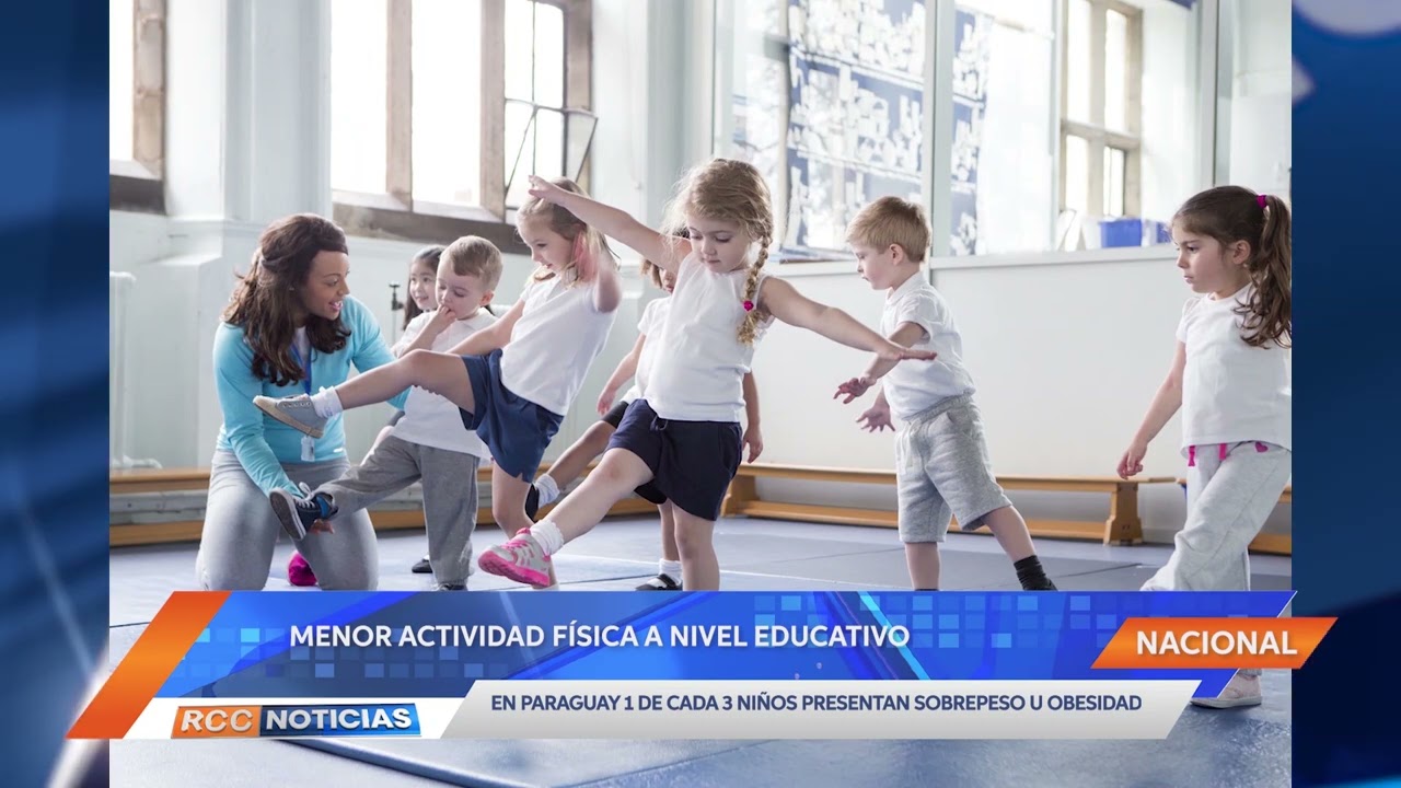 Paraguay es uno de los países con menor actividad física a nivel educativo.
