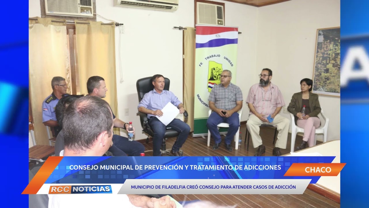Municipalidad de Filadelfia creó Consejo Municipal de Prevención y Tratamiento de Adicciones