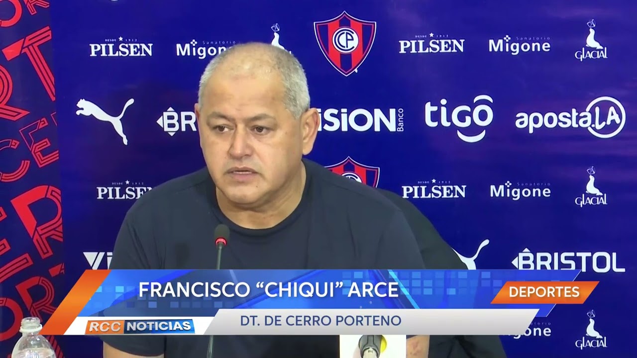 Nacional vs Cerro Porteño: Palabras del entrenador Francisco «Chiqui» Arce.