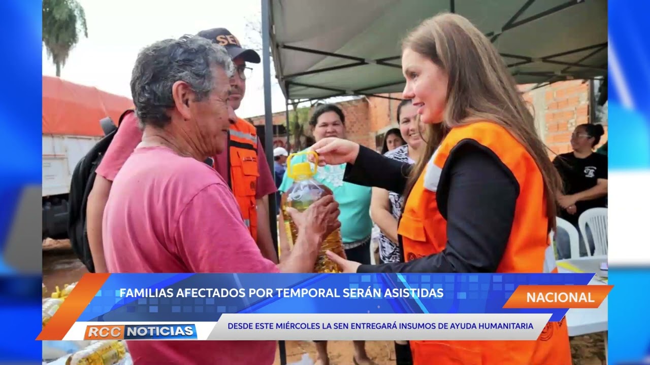 SEN asiste a familias afectadas por la tormenta