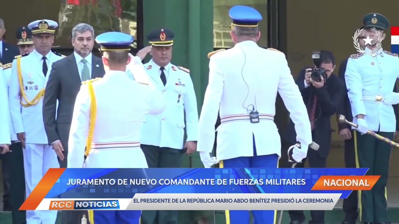 Presidente encabezó ceremonia de juramento de nuevo comandante de las Fuerzas Militares