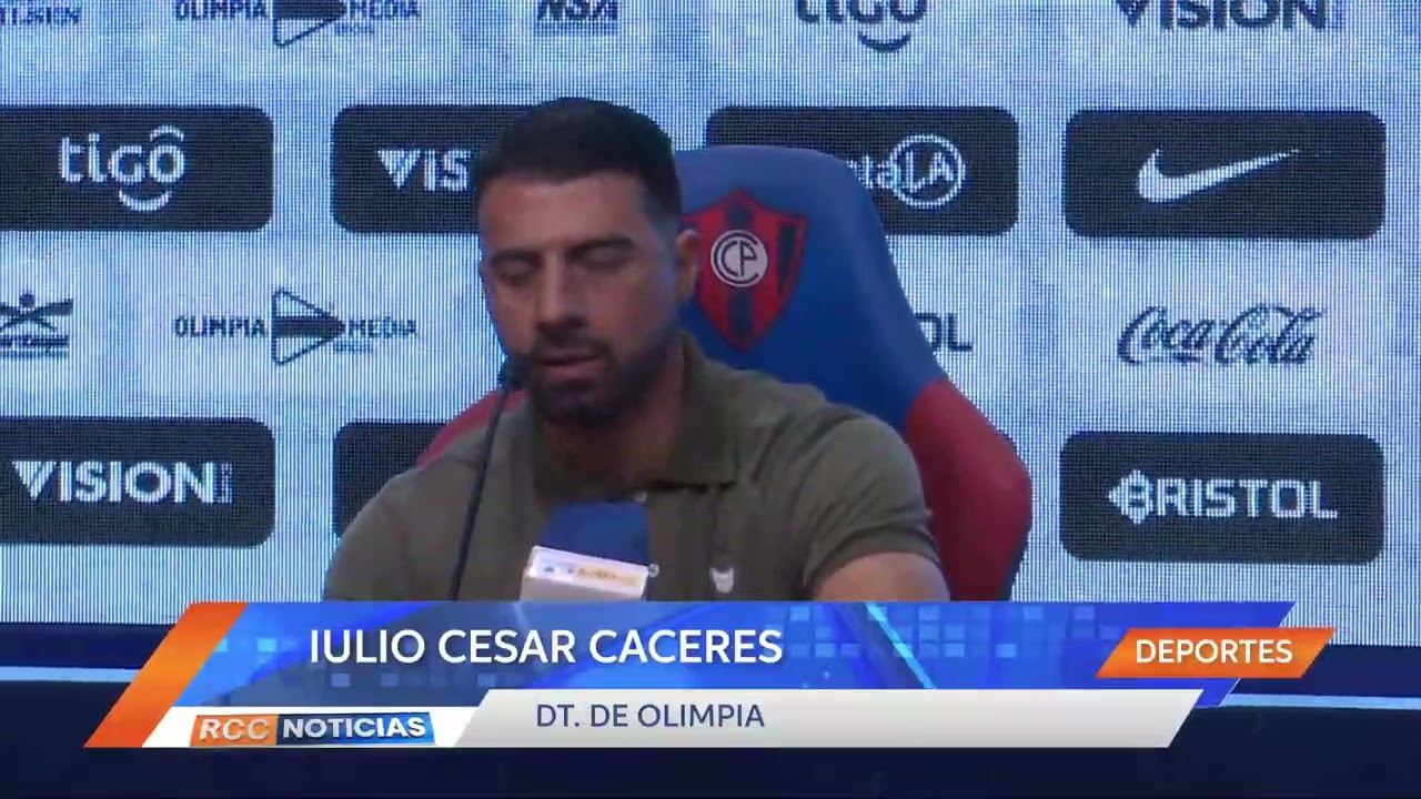Cerro Porteño vs Olimpia: Palabras del DT Julio César Cáceres