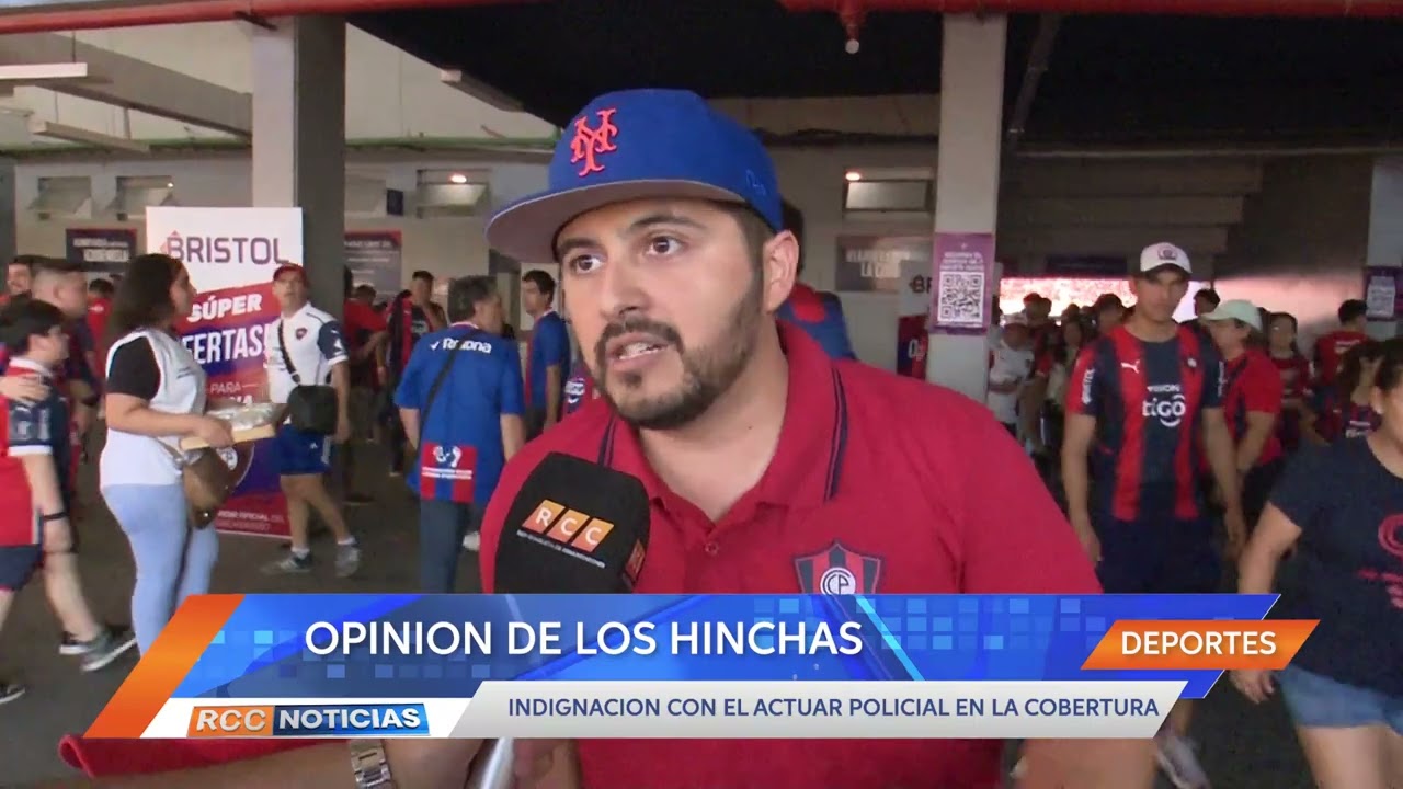 Cerro Porteño vs Olimpia: Indignación de un hincha azulgrana con el actuar policial