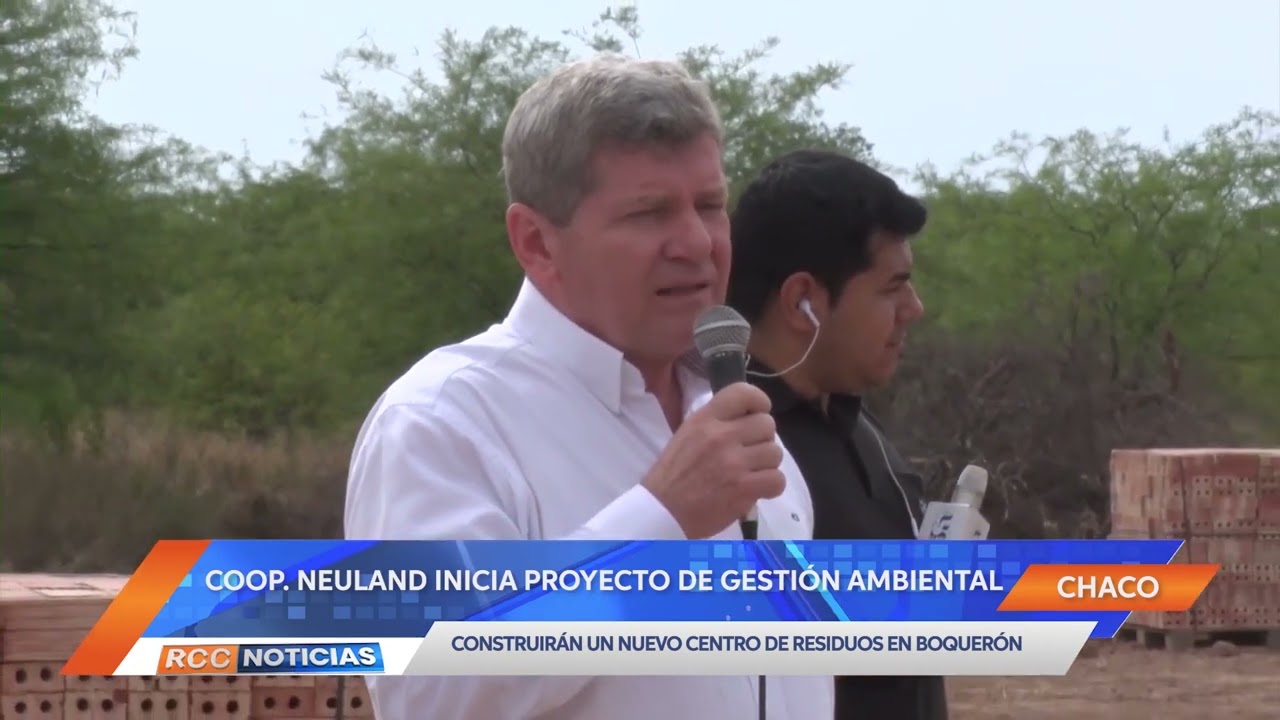 Palada inicial a la construcción de nuevo Centro de Procesamientos de Residuos Sólidos en Boquerón