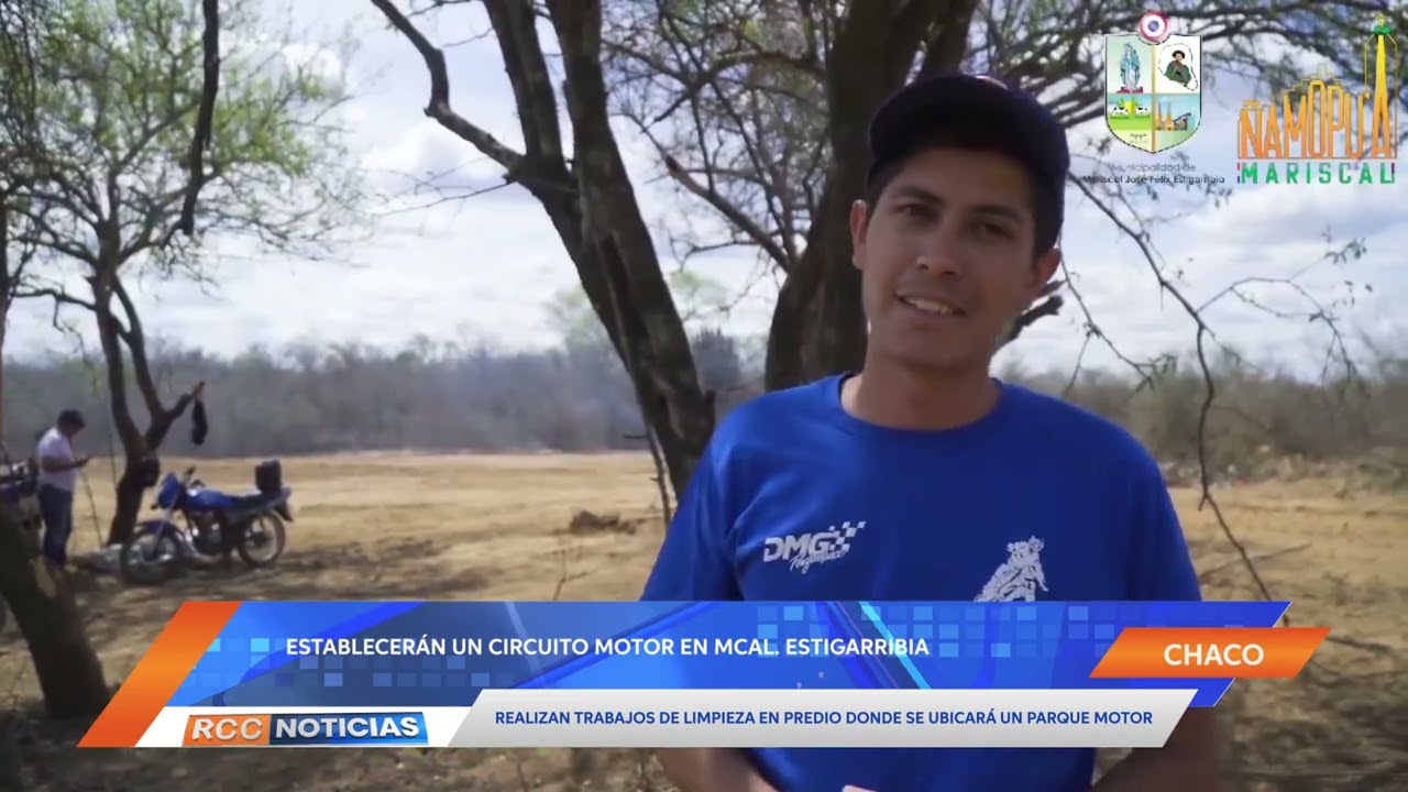 Avanzan los trabajos para el nuevo circuito y parque motor de Mariscal Estigarribia