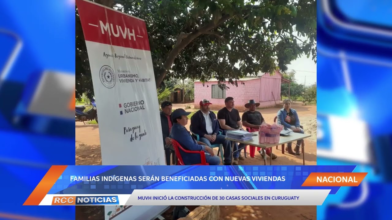 Familias indígenas de Curuguaty serán beneficiadas con viviendas del MUVH