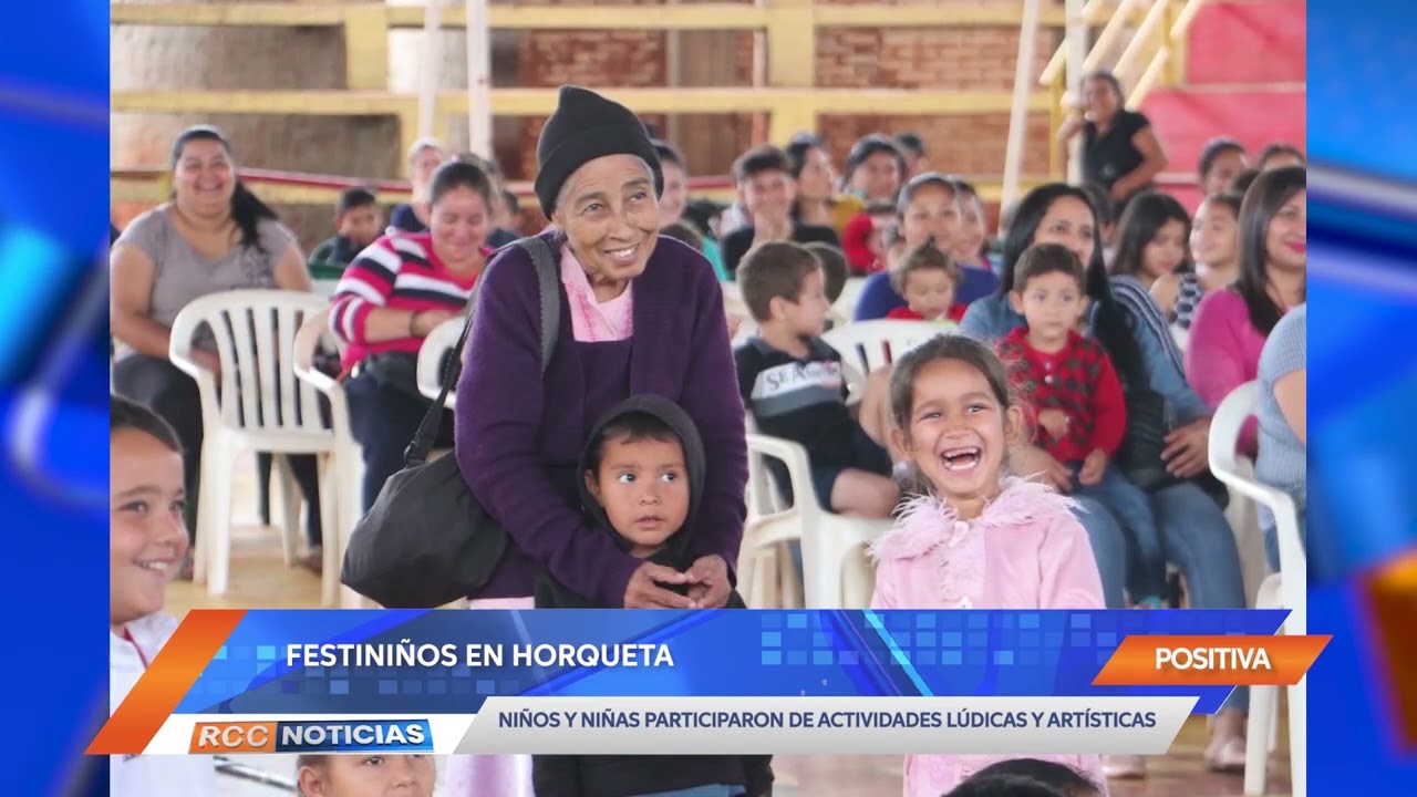 En medio de diversión y esperanza desarrollaron “Festiniños” en Horqueta