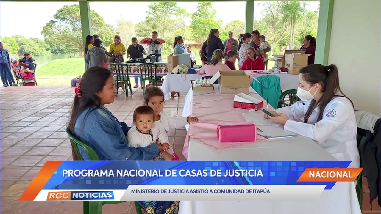 Casa de Justicia Móvil asistió a comunidad de Itapúa