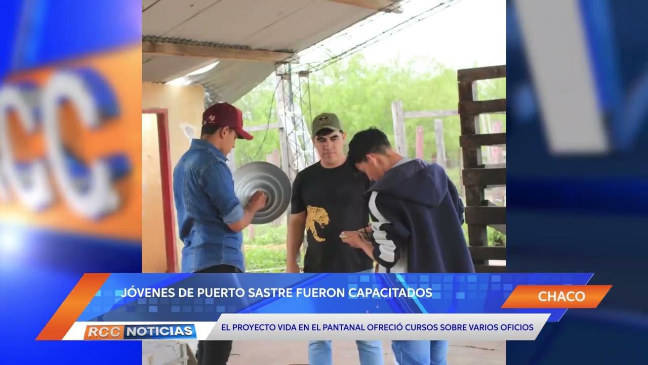 Estudiantes de la comunidad de Puerto Sastre fueron capacitados en varios oficios