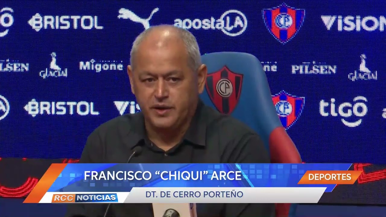 Cerro Porteño vs General Caballero JLM: Palabras del DT Francisco «Chiqui» Arce