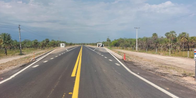 Concluyó rehabilitación del primer tramo de la ruta Pozo Colorado – Concepción