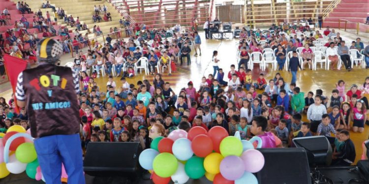 En medio de diversión y esperanza desarrollaron “Festiniños” en Horqueta