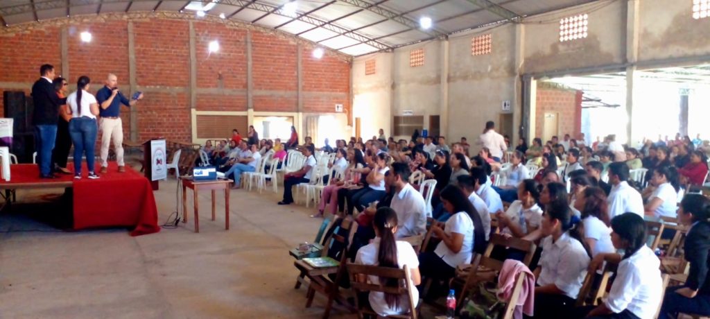Gran asistencia en jornada de capacitación y contención integral a educadores y técnicos en el departamento de Canindeyú