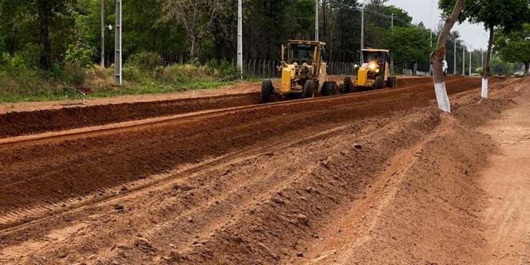 Ruta PY09: continúan trabajos complementarios en Irala Fernández