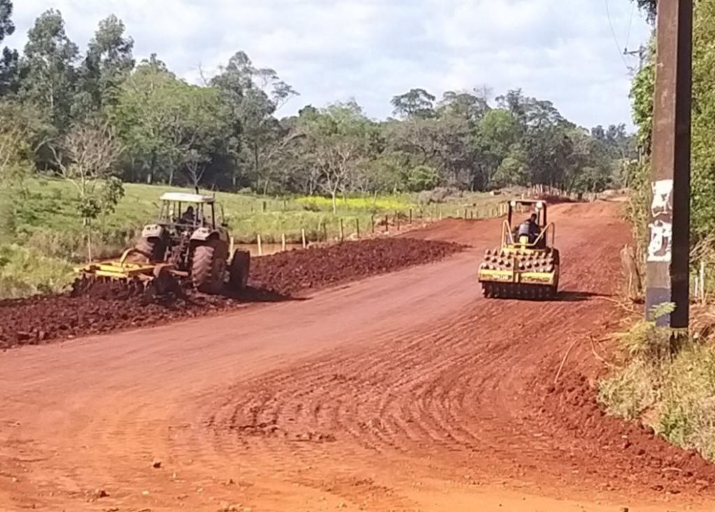 Futuro acceso asfaltado entre Campichuelo y la ruta PY06 ya avanzó 34%