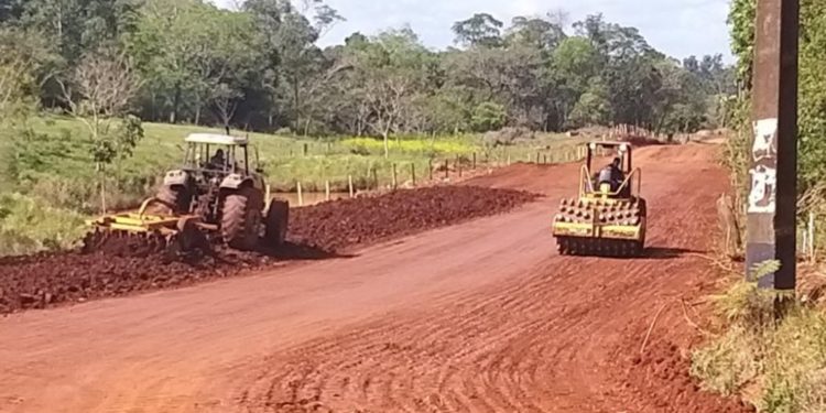 Futuro acceso asfaltado entre Campichuelo y la ruta PY06 ya avanzó 34%
