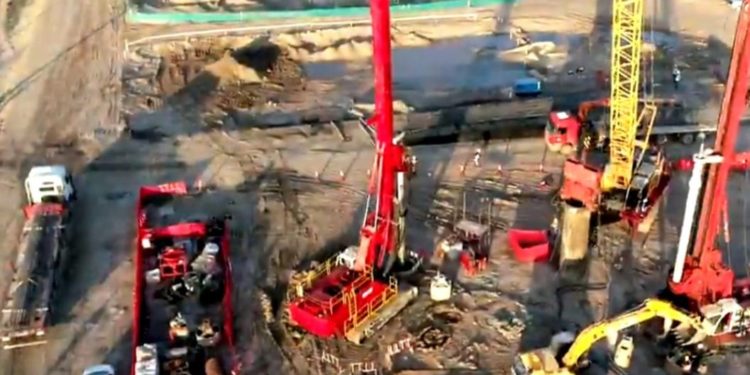 Puente de la Bioceánica avanza con montaje de estructuras e implantación de pilotes Puente de la Bioceánica avanza con montaje de estructuras e implantación de pilotes