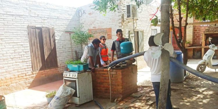 Contratistas de la Transchaco proveen agua potable a comunidades vulnerables Contratistas de la Transchaco proveen agua potable a comunidades vulnerables