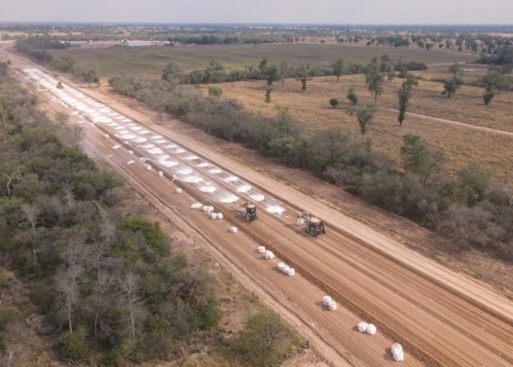 Obras para la Ruta de la Leche están cambiando la cara de Presidente Hayes