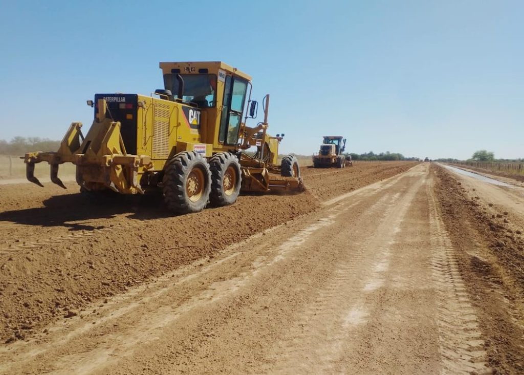 Avanzan obras en la Ruta de la Leche que promedia el 31% en sus tres lotes
