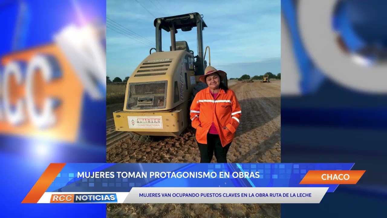 Mujeres van ocupando puestos claves en obra de la Ruta de la Leche