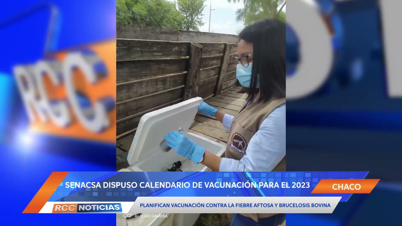 SENACSA divulgó calendario de vacunación contra la fiebre aftosa y brucelosis bovina para el 2023