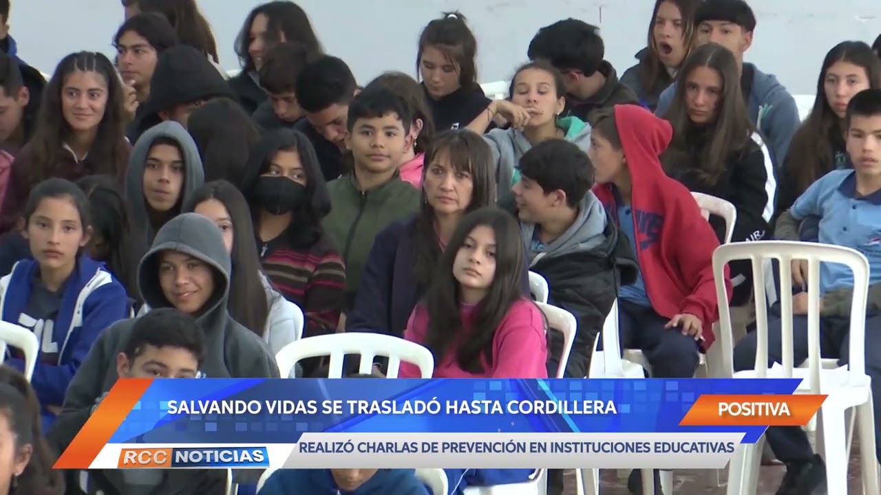 El Programa Salvando Vidas llevó sus charlas de prevención hasta la ciudad de Eusebio Ayala