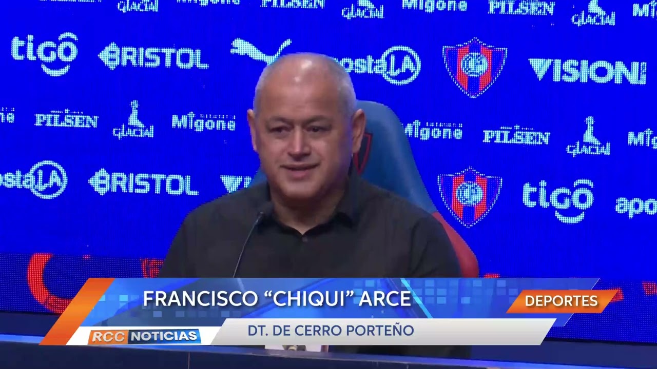 Cerro Porteño vs Resistencia: Palabras del entrenador Francisco «Chiqui» Arce