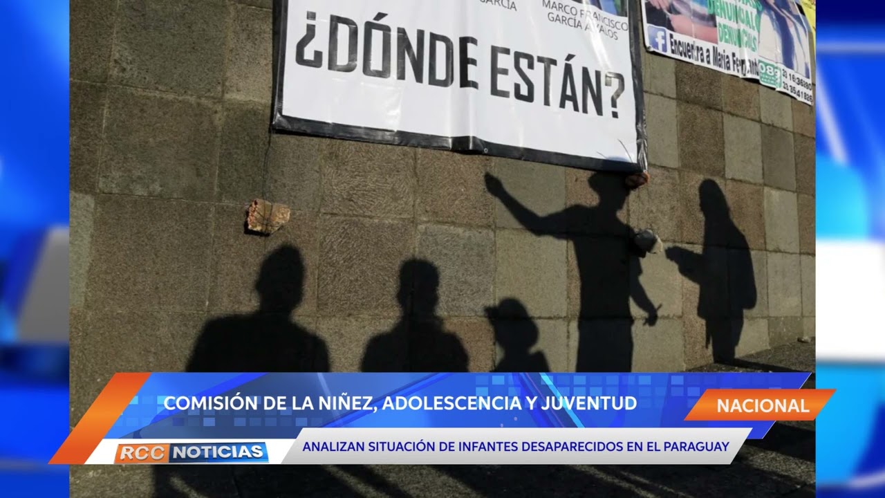 Analizan situación de niños, niñas y adolescentes desaparecidos en el Paraguay