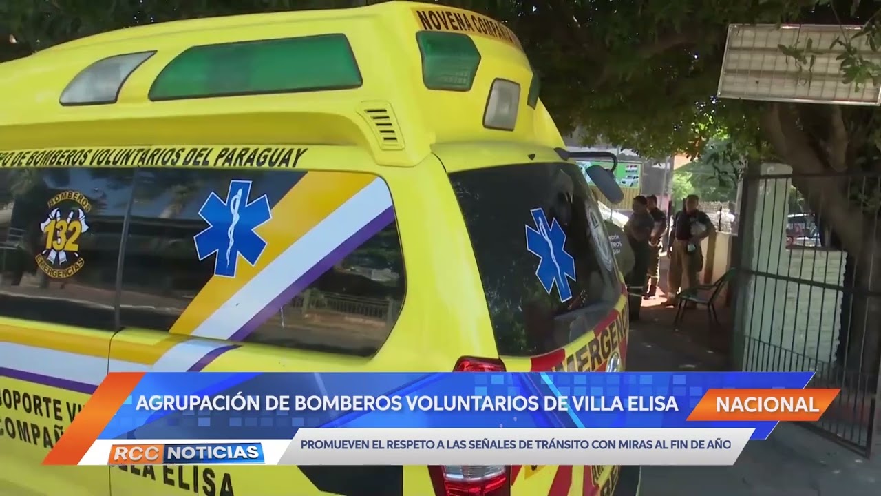 Bomberos promueven el respeto a las señales de tránsito con miras a las fiestas de fin de año