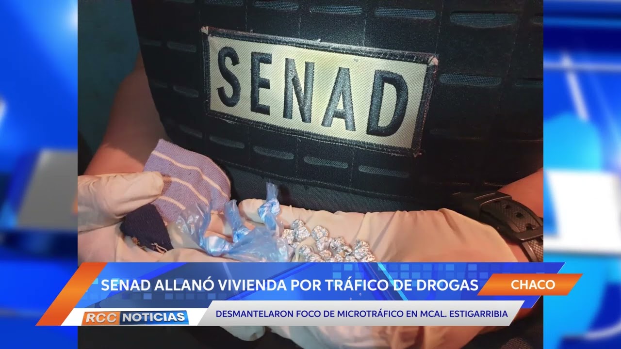 Desbarataron foco de microtráfico en Mariscal Estigarribia.