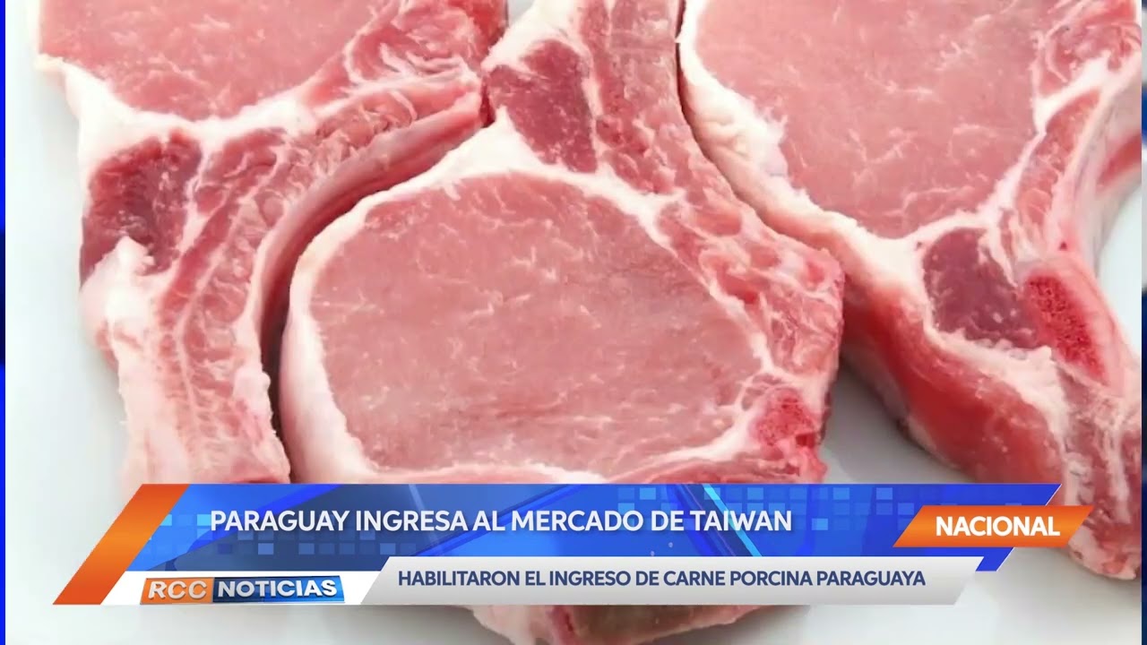 Carne porcina de Paraguay ingresará al mercado de Taiwán.
