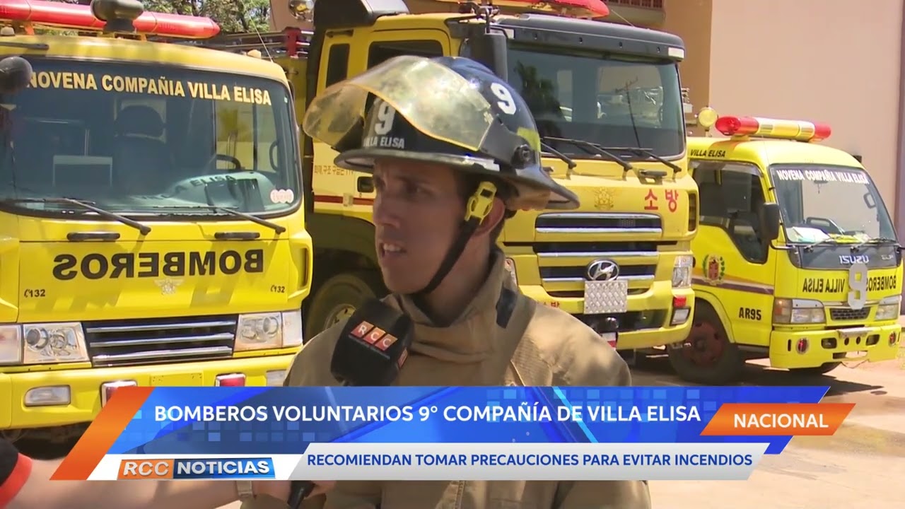 Bomberos Voluntarios dan recomendaciones para evitar los incendios en la temporada de verano.