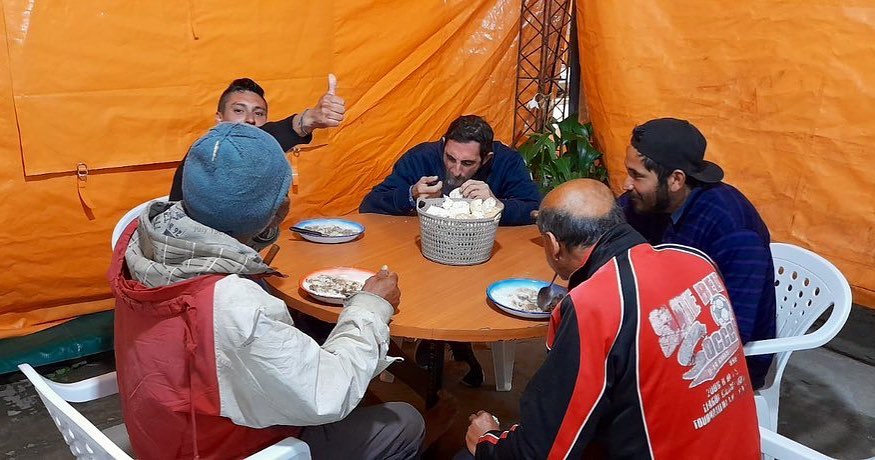 Por bajas temperaturas la SEN asistió a personas en situación de calle Por bajas temperaturas la SEN asistió a personas en situación de calle