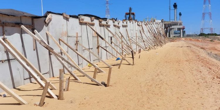 Puente Héroes del Chaco: preparan colocación del primer atirantado