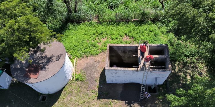 Rehabilitaron sistema de tratamiento de agua en Isla Alta