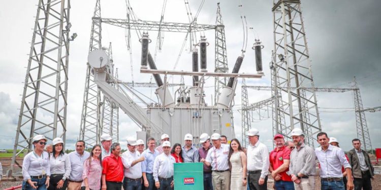 Inauguración de nueva subestación de la ANDE en Santa Rita Inauguración de nueva subestación de la ANDE en Santa Rita