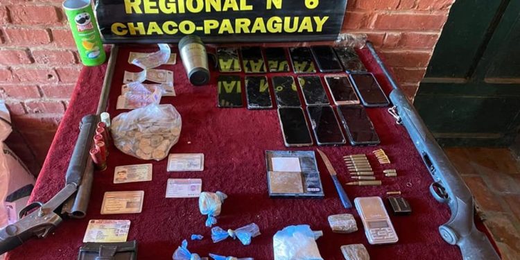 Desbarataron foco de microtráfico en Mariscal Estigarribia
