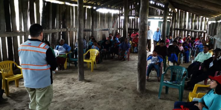 Visitaron comunidad indígena Kelyenmagategma, en Presidente Hayes Visitaron comunidad indígena Kelyenmagategma, en Presidente Hayes