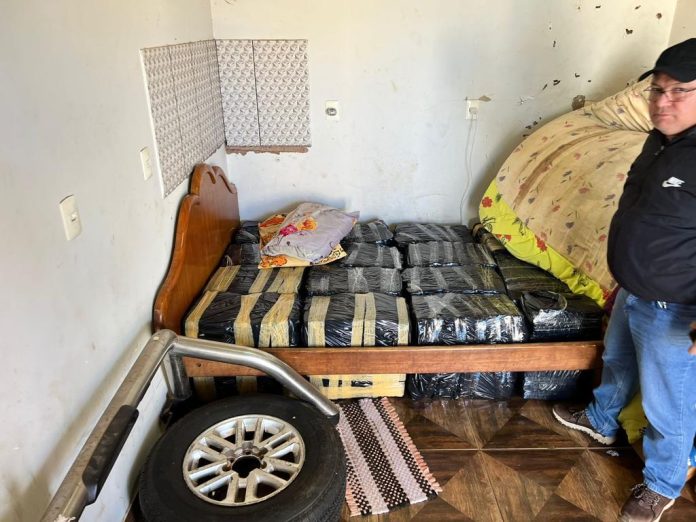 Allanan e incautan deposito narco con más de 1,2 toneladas de marihuana en Amambay