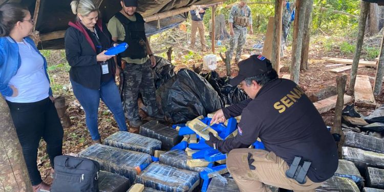 Importante incautación por parte de la Senad en Curuguaty
