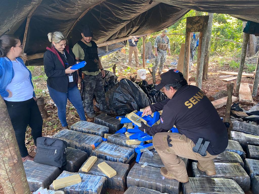 Importante incautación por parte de la Senad en Curuguaty