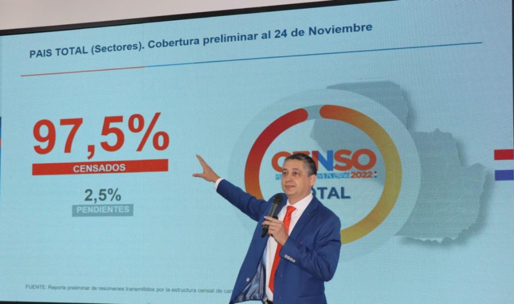 Censo Nacional llega a 97,5% de cobertura en todo el país Censo Nacional llega a 97,5% de cobertura en todo el país