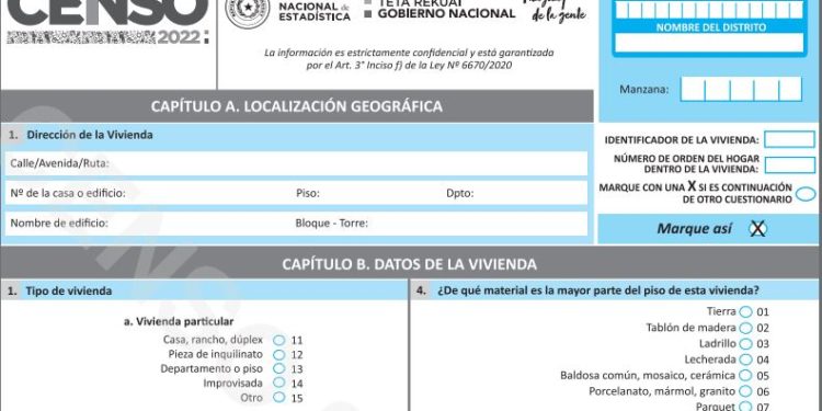 INE pone a conocimiento de la ciudadanía el cuestionario del Censo Nacional de Viviendas 2022 INE pone a conocimiento de la ciudadanía el cuestionario del Censo Nacional de Viviendas 2022