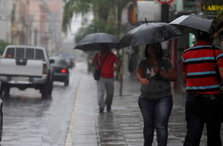 Meteorología anuncia lluvias dispersas y vientos del sector sur