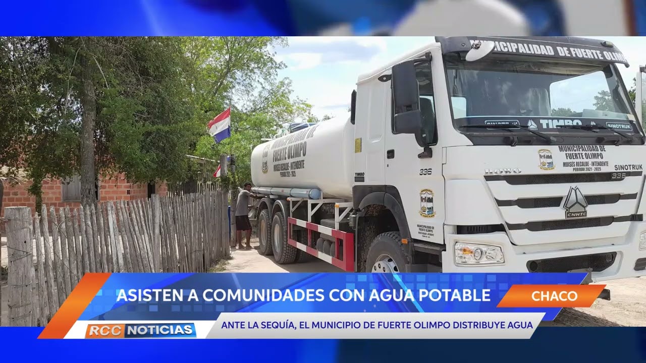 Ante la sequía realizan recargas de reservorios de agua potable