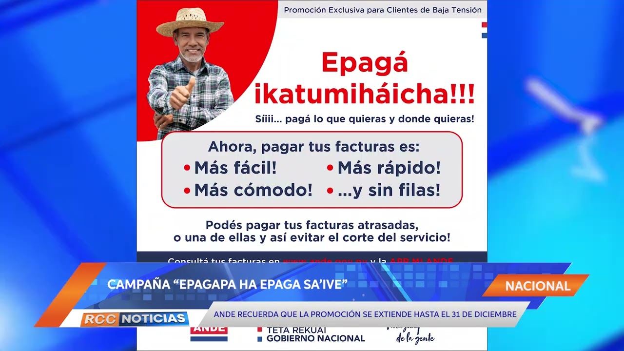 Campaña “Epagapa ha epaga sa’ive” estará vigente hasta el 31 de diciembre