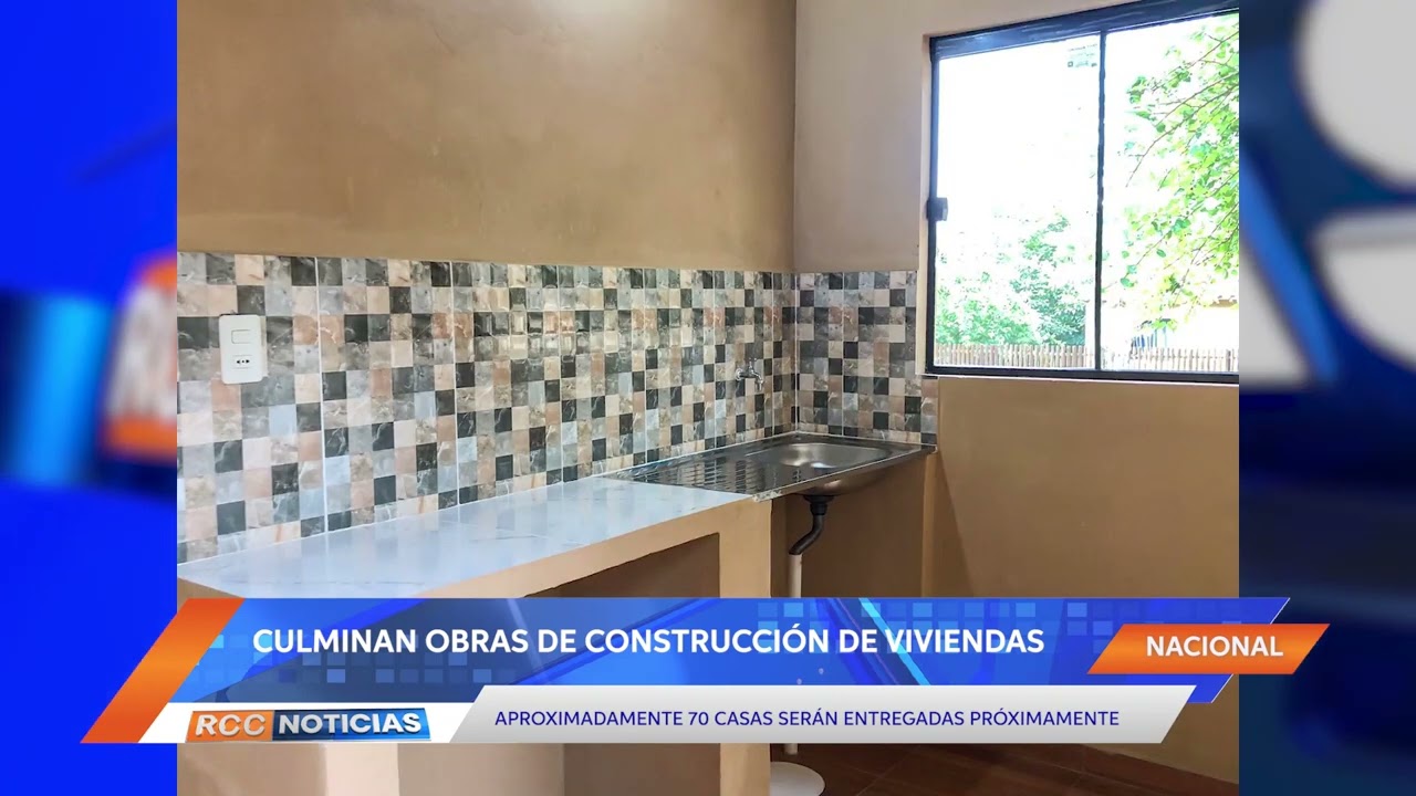 Culminaron la construcción de unas 70 viviendas que se entregarán en Central